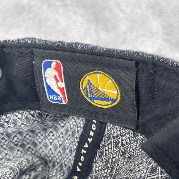 Mitchell & Ness Golden State Warriors Reverse Denim Slouch Men's Strapback Hat - Picture 11 of 11